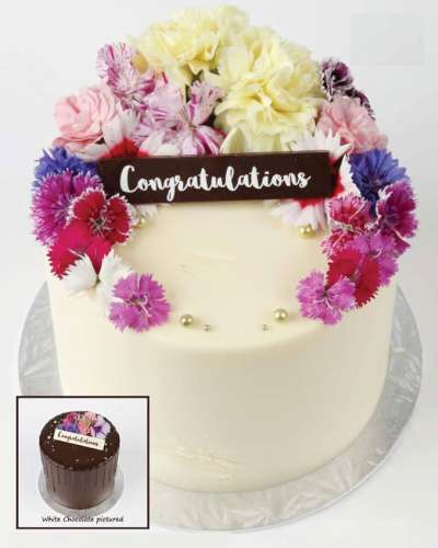 Congratulations Plaque - Chocolate #1 - Click Image to Close